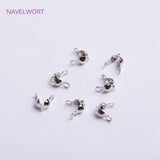 18K Plated Double Cup Bead Tip for DIY Jewelry Making