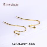 18K Plated Ear Wire for DIY Jewelry Making