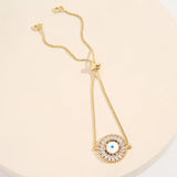 Evil Eye Charms Bracelet CZ Eye Girls Boho Party Jewelry