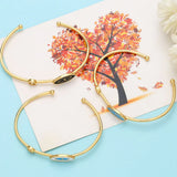 18K Plated Evil Eye Thin Cuff Bracelet for Women Boho Party Jewelry