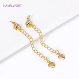 18K Plated Extension Chain With Lobster Clasps End for Jewelry Making