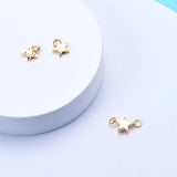 18K Plated Brass Magnet Clasp Heart Star Closure