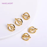 18K Plated Hinged Necklace Enhancer with Ring