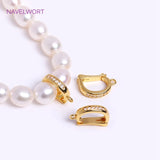 18K Plated Hinged Necklace Enhancer with Ring
