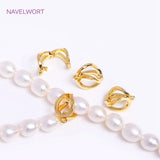 18K Plated Hinged Necklace Enhancer with Ring