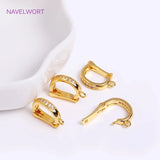 18K Plated Hinged Necklace Enhancer with Ring