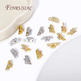 18K Plated Zircon Separators for DIY Beading Jewelry