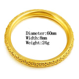 18K Plated Ladies Hollow Flower Bracelet Vintage