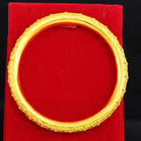 18K Plated Ladies Hollow Flower Bracelet Vintage