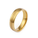 18K Plated Couple Wedding Band Set for Women Men