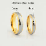 18K Plated Couples Rings Set Wedding Band Engagement Western Jewelry