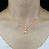 18K Plated Evil Eye 925 Silver Necklace