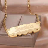 18K Plated Tiny Name Necklace - Stainless Steel Jewelry