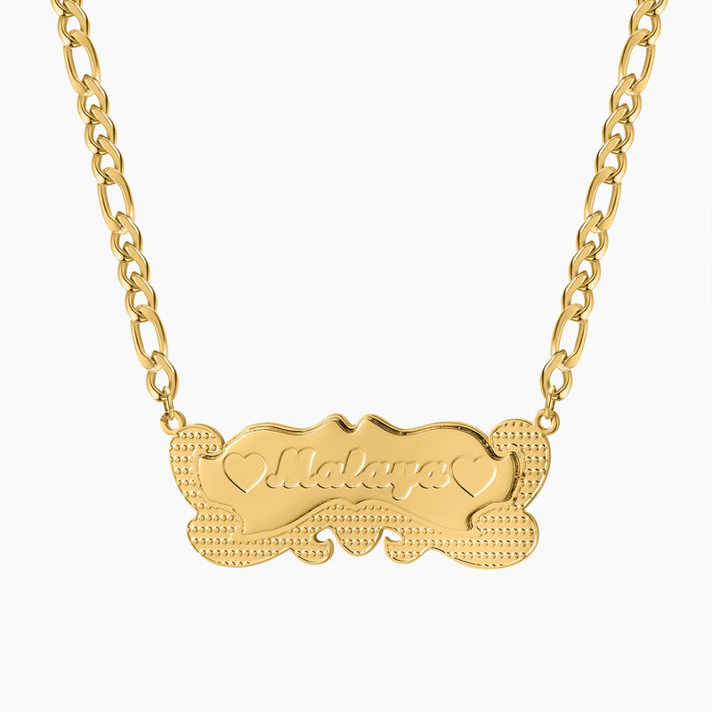 18K Plated Tiny Name Necklace - Stainless Steel Jewelry