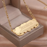 18K Plated Tiny Name Necklace - Stainless Steel Jewelry