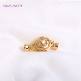 18K Plated Pearl Clasps Fastener DIY Jewelry Accessories Zircon Inlay Connectors