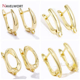 18K Plated Shvenzy Earwire Earring Clasps Findings For Earring Making