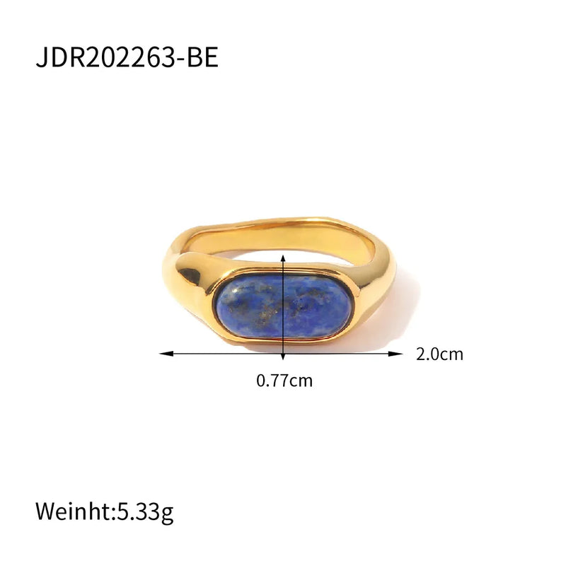 Vintage Geometric Wedding Ring for Women Natural Gemstones