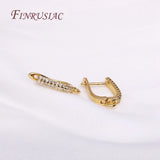 18K Plated Zircon Earwires for Earring DIY