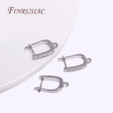 18K Plated Zircon Earwires for Earring DIY