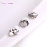 18K Plating Brass Asymmetrical Beads High Irregular Loose Spacer Beads