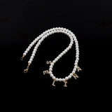 18K Personalized Name Pearl Necklace Chain Choker Jewelry