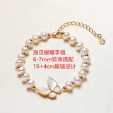 18K Pearl Bracelet for Women Anniversary Gift