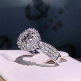 18K Diamond Gemstone Ring for Women Natural Jewelry