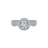 18K Diamond Gemstone Ring for Women Natural Jewelry