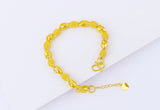 18K Real Bracelet for Wedding Jewelry Gift