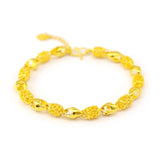 18K Real Bracelet for Wedding Jewelry Gift