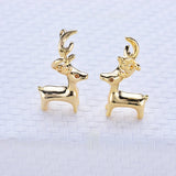 18K Color-Preserving Bracelet Necklace Deer Charms Pendants DIY Jewelry Making