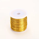 18K Plated Copper Wire Jewelry Making DIY Supplies Accessories Beads Materials