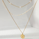 18K Plated Waterproof Freshwater Pearl Necklace