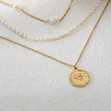 18K Plated Waterproof Freshwater Pearl Necklace