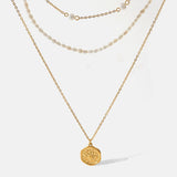 18K Plated Waterproof Freshwater Pearl Necklace