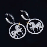 18K Diamond Earrings for Wedding Jewelry Brincos
