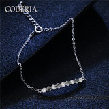 18K Silver Bracelet with 0.5ct Moissanite Diamonds