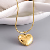 18K Yellow Plated Love Snake Bone Necklace for Women Clavicle Chain