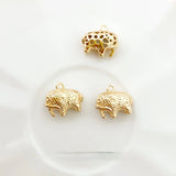 18K Elephant Pendant DIY National Wind Jewelry Hand Accessory