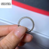 18K Gold/Silver Ring with Diamonds, Party and Engagement Jewelry