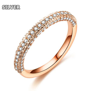 18K Gold/Silver Ring with Diamonds, Party and Engagement Jewelry