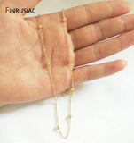 18K Plated Necklace Chain 1.4mm - Lobster Clasp