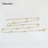 18K Plated Necklace Chain 1.4mm - Lobster Clasp