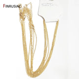 18K Plated Necklace Chain 1.4mm - Lobster Clasp