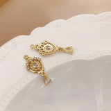 French Retro Palace Jewelry Material Earrings Necklace Pendant
