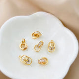 18K Bag Necklace Pendant DIY Jewelry Material Set