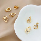 18K Bag Necklace Pendant DIY Jewelry Material Set
