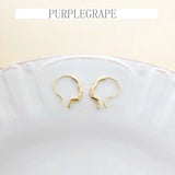 18K Gold-Clad Line Drawing Face Earrings