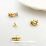 18K Gold-Clad Magnet Clasp Necklace Bracelet Anklet